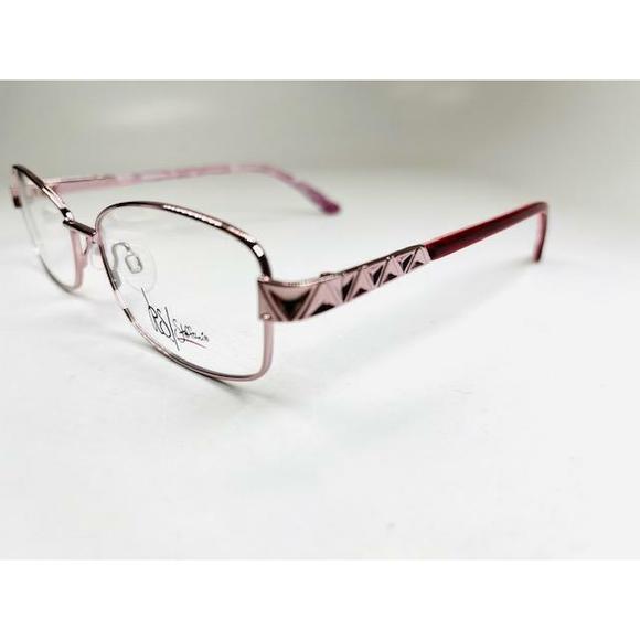 New Roberto Steffani RSS-07 Col.30 Rose Gold & Red Eyeglasses 53/16/135 - Picture 3 of 5